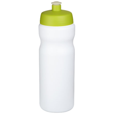 Picture of BASELINE® PLUS 650 ML SPORTS BOTTLE in White & Lime.