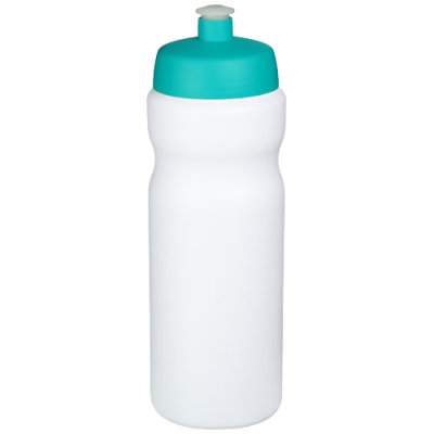 Picture of BASELINE® PLUS 650 ML SPORTS BOTTLE in White & Aqua.