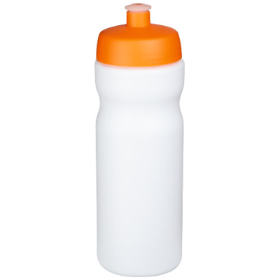 Picture of BASELINE® PLUS 650 ML SPORTS BOTTLE in White & Orange.