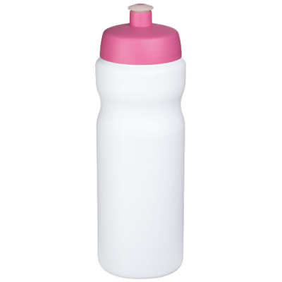 Picture of BASELINE® PLUS 650 ML SPORTS BOTTLE in White & Pink.