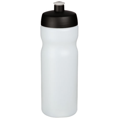 Picture of BASELINE® PLUS 650 ML SPORTS BOTTLE in Clear Transparent & Solid Black.