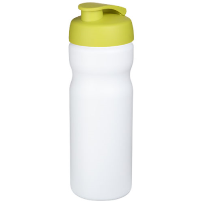 Picture of BASELINE® PLUS 650 ML FLIP LID SPORTS BOTTLE in White & Lime