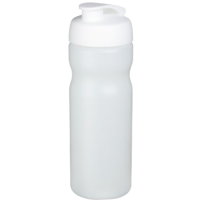 Picture of BASELINE® PLUS 650 ML FLIP LID SPORTS BOTTLE in Clear Transparent & White.