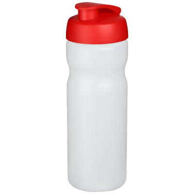 Picture of BASELINE® PLUS 650 ML FLIP LID SPORTS BOTTLE in Clear Transparent & Red.