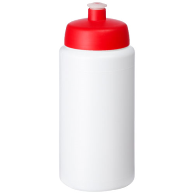 Picture of BASELINE® PLUS GRIP 500 ML SPORTS LID SPORTS BOTTLE in White & Red.