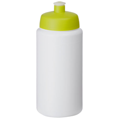 Picture of BASELINE® PLUS GRIP 500 ML SPORTS LID SPORTS BOTTLE in White & Lime