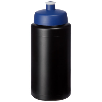 Picture of BASELINE® PLUS GRIP 500 ML SPORTS LID SPORTS BOTTLE in Solid Black & Blue