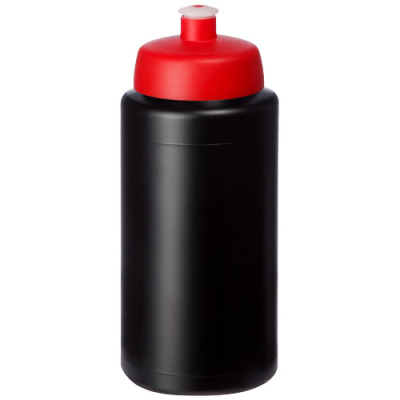 Picture of BASELINE® PLUS GRIP 500 ML SPORTS LID SPORTS BOTTLE in Solid Black & Red.