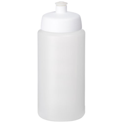 Picture of BASELINE® PLUS GRIP 500 ML SPORTS LID SPORTS BOTTLE in Clear Transparent & White.