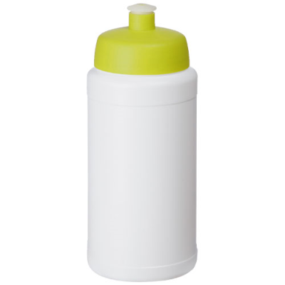 Picture of BASELINE® PLUS 500 ML BOTTLE with Sports Lid in White & Lime