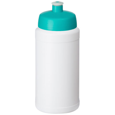 Picture of BASELINE® PLUS 500 ML BOTTLE with Sports Lid in White & Aqua