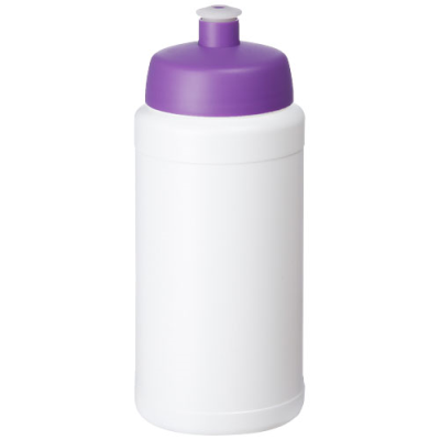 Picture of BASELINE® PLUS 500 ML BOTTLE with Sports Lid in White & Purple.