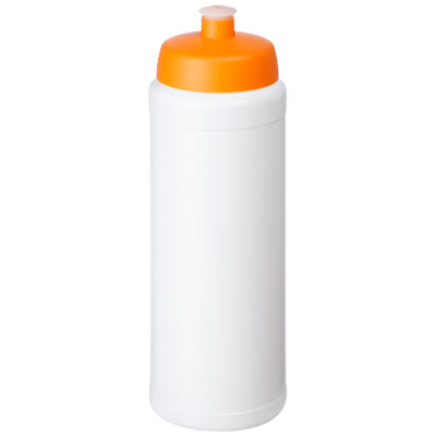 Picture of BASELINE® PLUS GRIP 750 ML SPORTS LID SPORTS BOTTLE in White & Orange.