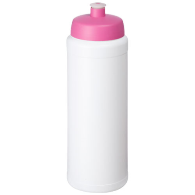 Picture of BASELINE® PLUS GRIP 750 ML SPORTS LID SPORTS BOTTLE in White & Pink.