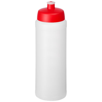 Picture of BASELINE® PLUS GRIP 750 ML SPORTS LID SPORTS BOTTLE in Clear Transparent & Red.