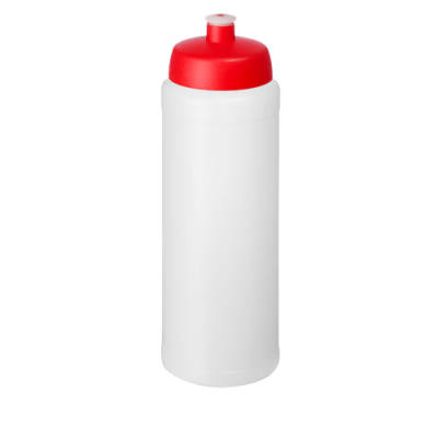 Picture of BASELINE® PLUS 750 ML BOTTLE with Sports Lid in Clear Transparent & Red.