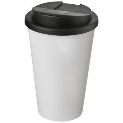 Picture of AMERICANO® 350 ML TUMBLER with Spill-Proof Lid in White & Solid Black