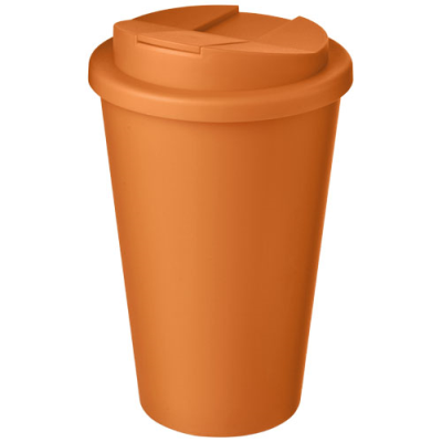 Picture of AMERICANO® 350 ML TUMBLER with Spill-Proof Lid in Orange.