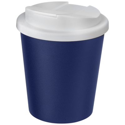 Picture of AMERICANO® ESPRESSO 250 ML TUMBLER with Spill-Proof Lid in Blue & White
