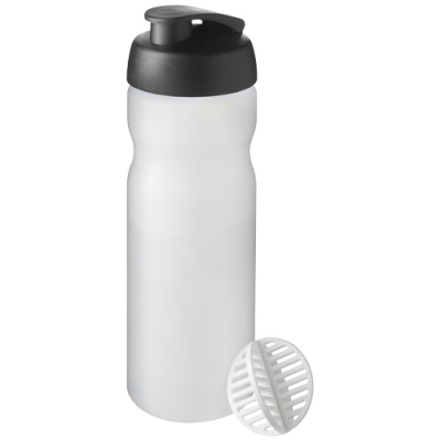 Picture of BASELINE PLUS 650 ML SHAKER BOTTLE in Solid Black & Frosted Clear Transparent.