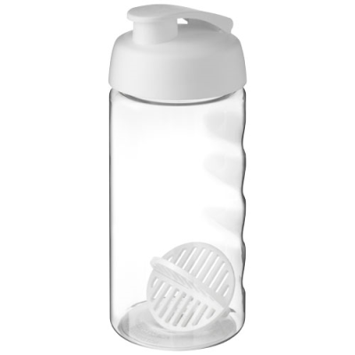 Picture of H2O ACTIVE® BOP 500 ML SHAKER BOTTLE in White & Clear Transparent