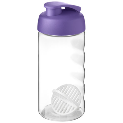 Picture of H2O ACTIVE® BOP 500 ML SHAKER BOTTLE in Purple & Clear Transparent.