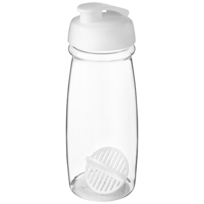 Picture of H2O ACTIVE PULSE 600 ML SHAKER BOTTLE in White & Clear Transparent