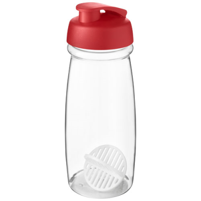 Picture of H2O ACTIVE PULSE 600 ML SHAKER BOTTLE in Red & Clear Transparent