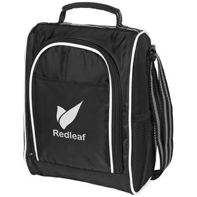 Picture of SPORTY THERMAL INSULATED LUNCH COOL BAG in Black Solid
