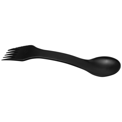 Picture of EPSY 3-IN-1 SPOON, FORK, AND KNIFE in Solid Black.