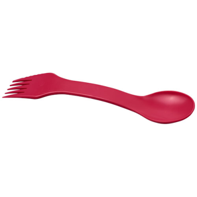 Picture of EPSY 3-IN-1 SPOON, FORK, AND KNIFE in Magenta.