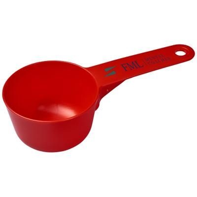 Picture of CHEFZ 100 ML PLASTIC MEASURING SCOOP in Red