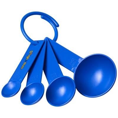 Picture of NESS PLASTIC MEASURING SPOON SET with 4 Sizes in Blue
