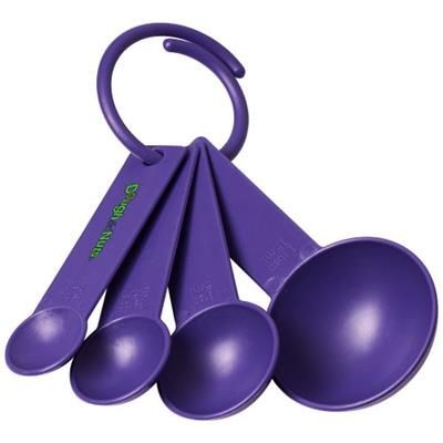 Picture of NESS PLASTIC MEASURING SPOON SET with 4 Sizes in Purple