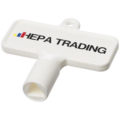 Picture of MAXIMILIAN RECTANGULAR UNIVERSAL UTILITY KEY in White Solid