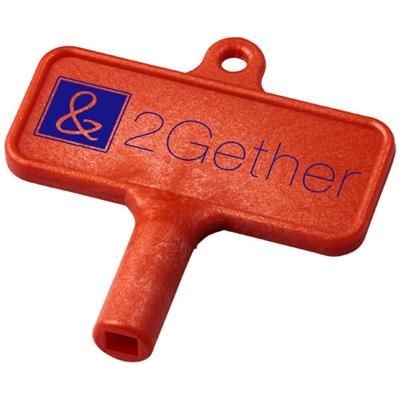 Picture of LARGO PLASTIC RADIATOR KEY in Red