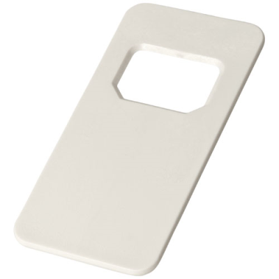 Picture of OJAL RECTANGULAR-SHAPED BOTTLE OPENER in White Solid