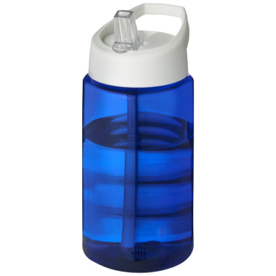 Picture of H2O ACTIVE® BOP 500 ML SPOUT LID SPORTS BOTTLE in Blue & White