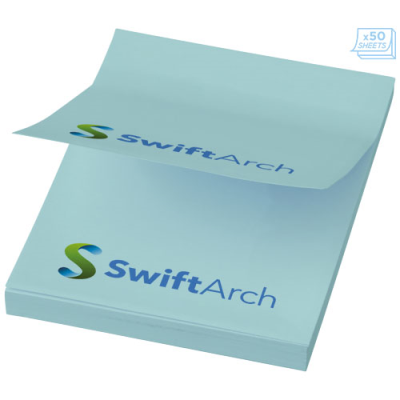 Picture of STICKY-MATE® A8 STICKY NOTES 50X75MM in Light Blue