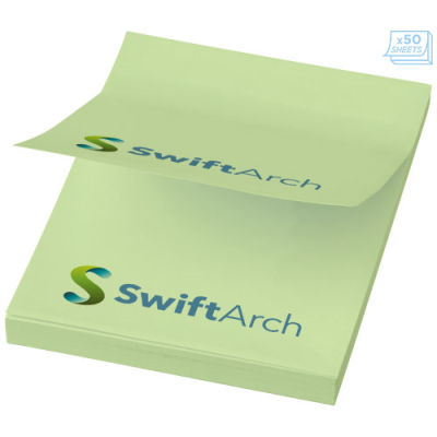 Picture of STICKY-MATE® A8 STICKY NOTES 50X75MM in Mints.