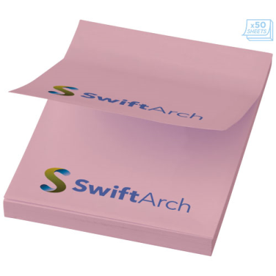 Picture of STICKY-MATE® A8 STICKY NOTES 50X75MM in Light Pink