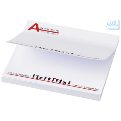 STICKY-MATE® STICKY NOTES 75X75MM in White.