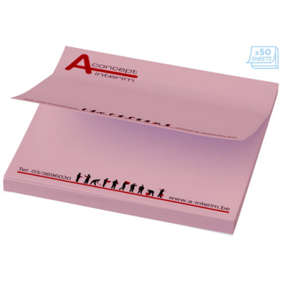 Picture of STICKY-MATE® STICKY NOTES 75X75MM in Light Pink