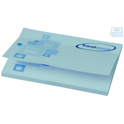 Picture of STICKY-MATE® A7 STICKY NOTES 100X75MM in Light Blue.