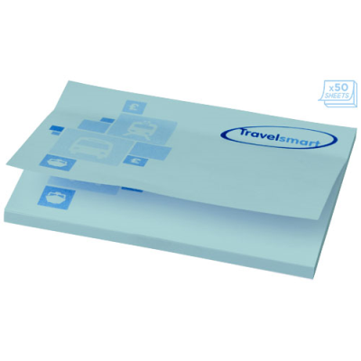 STICKY-MATE® A7 STICKY NOTES 100X75MM in Light Blue.