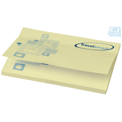 Picture of STICKY-MATE® A7 STICKY NOTES 100X75 in Light Yellow