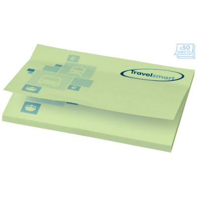 Picture of STICKY-MATE® A7 STICKY NOTES 100X75MM in Mints.