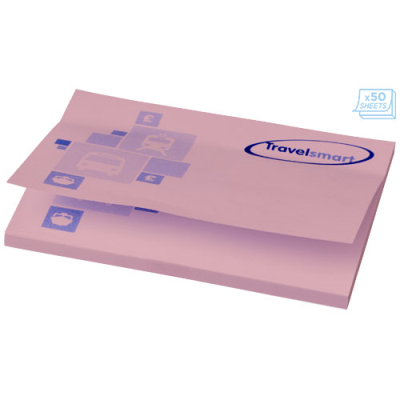 Picture of STICKY-MATE® A7 STICKY NOTES 100X75MM in Light Pink.