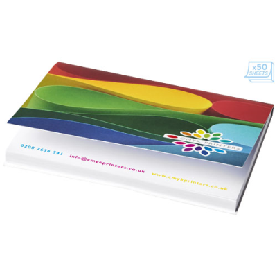 Picture of STICKY-MATE® A7 SOFT COVER STICKY NOTES 100X75MM in White