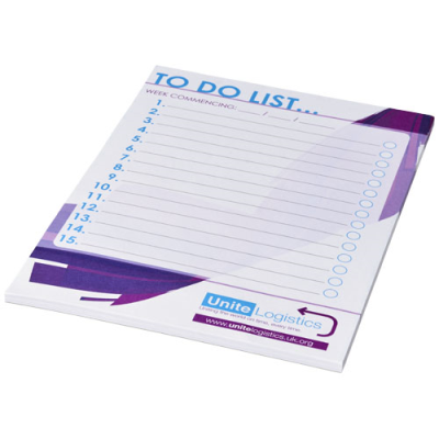 DESK-MATE® A5 NOTE PAD in White.